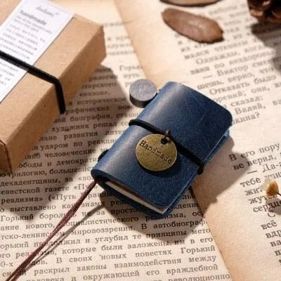 Handmade Leather Mini Notebook
