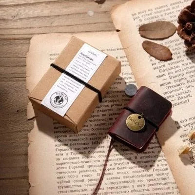 Handmade Leather Mini Notebook