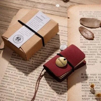 Handmade Leather Mini Notebook