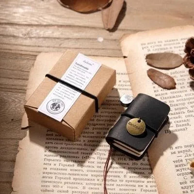 Handmade Leather Mini Notebook