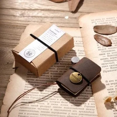 Handmade Leather Mini Notebook