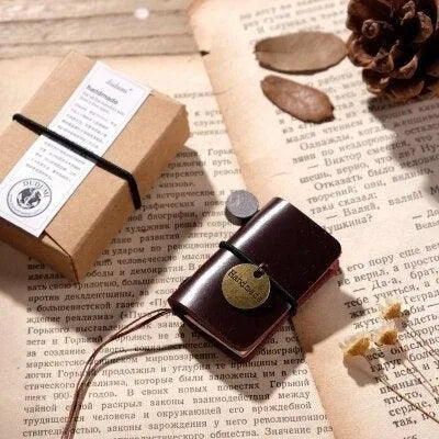 Handmade Leather Mini Notebook