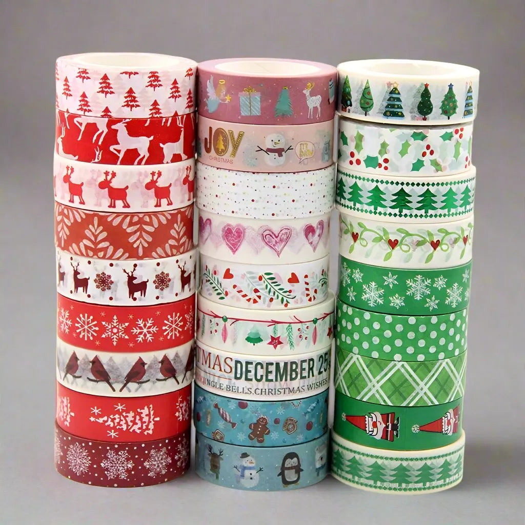 Decorative DIY Christmas Washi Tapes