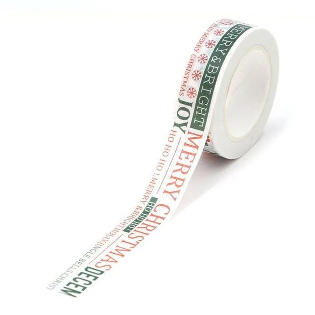 Decorative DIY Christmas Washi Tapes