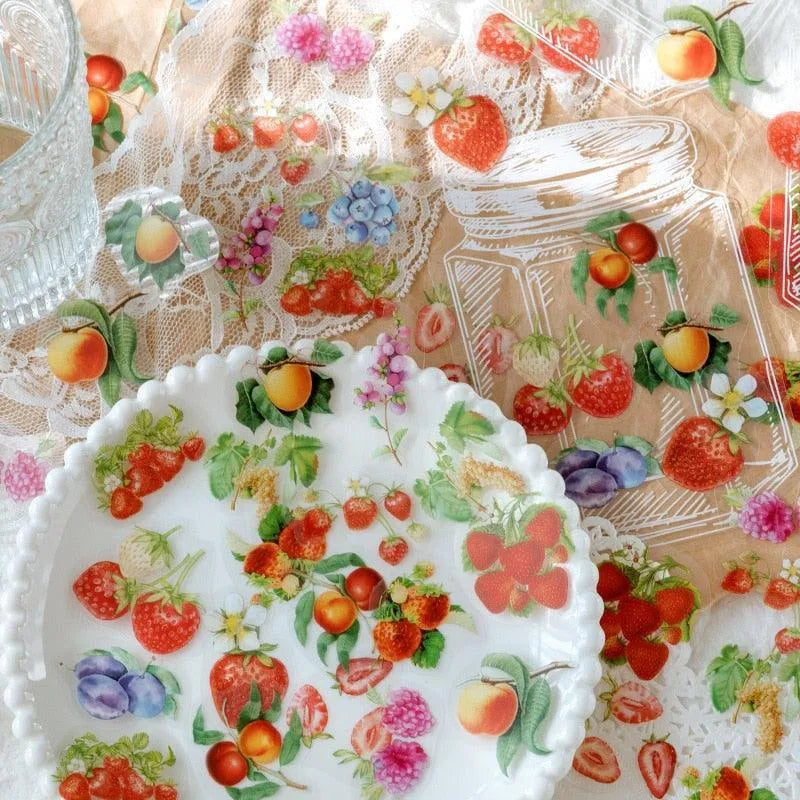 Enchanted Jar Stickers Pack - 35 Pcs Delightful PET Stickers