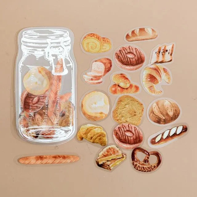 Enchanted Jar Stickers Pack - 35 Pcs Delightful PET Stickers