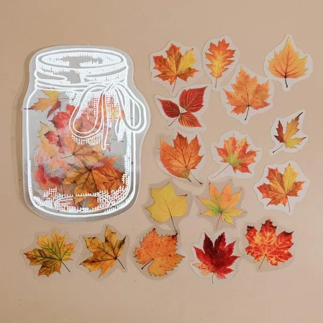 Enchanted Jar Stickers Pack - 35 Pcs Delightful PET Stickers